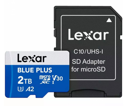 Karta pamięci Lexar 2TB microSDXC Blue Plus UHS-I A2 V30